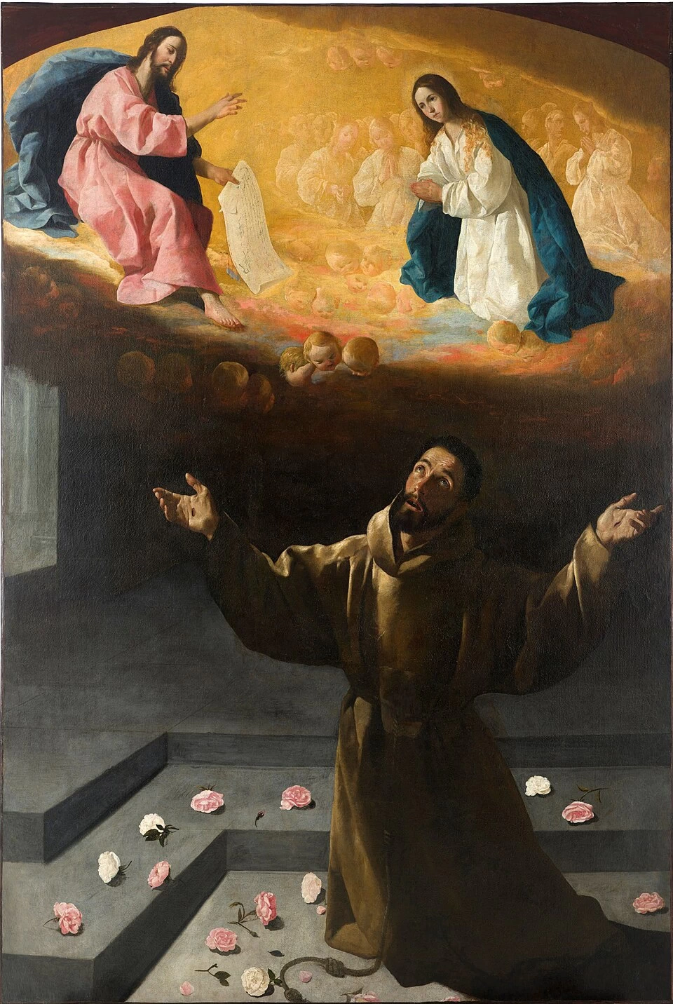 Visione di San Francesco nella Porciuncula - Museo di Cadice